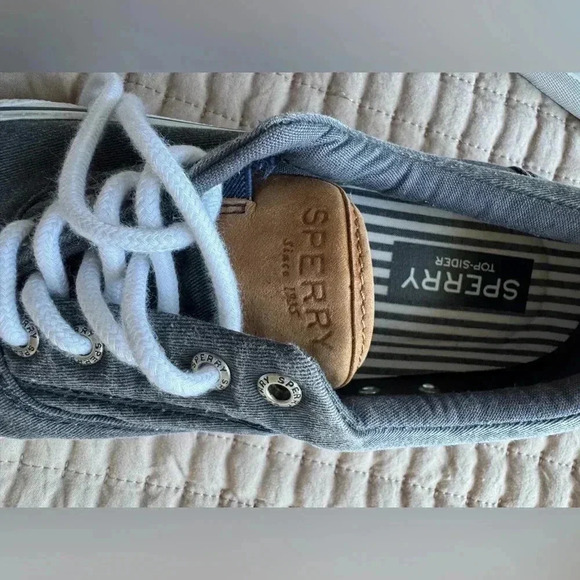 Sperry Striper II CVO Deck Sneakers, Men's Size 9 1/2, Gray (STS22044) - Picture 7 of 13